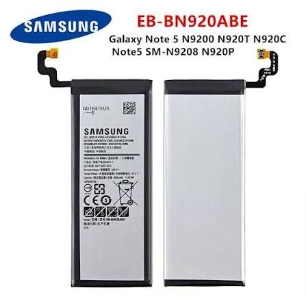 Samsung Galaxy Note 5 Battery EB-BN920ABE Battery ...باتری سامسونگ