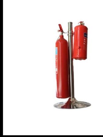 استند نگهدارنده کپسول آتش نشانی با رنگ استاتیک ضد خش