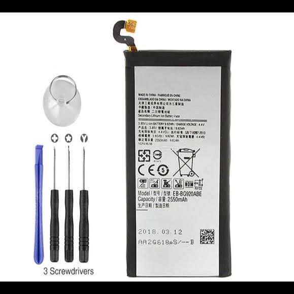 اس 6S amsung Galaxy S6 SM-G920F Replacement Battery 2550mAh باتری سامسونگ