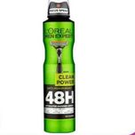 اسپری دئودورانت ضد تعریق مردانه لورآل