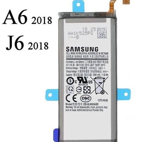 باتری سامسونگ Samsung Galaxy J6 J600/J8 J800/A6 A600 2018 EB-BJ800 |