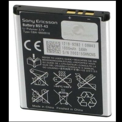 Sony Ericsson BST-43 Battery 1000mAh Genuine J108i U100i J20 | باتری سونی اریکسونbst43
