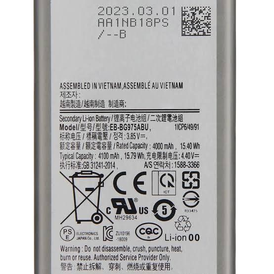 Replacement Phone Battery EB-BG975ABU For Samsung Galaxy S10+ S10 Plus SM-G9750 | باتری s10 plus