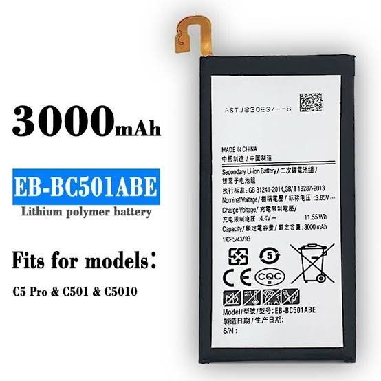 New EB-BC501ABE Replacement Battery for Samsung Galaxy C5 Pro C501 C5010 3000mAh |