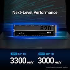 SSD M.2 NVME LEXAR NM620 512GB سلامت100 استفاده 0 ساعت (نو بدون جعبه)