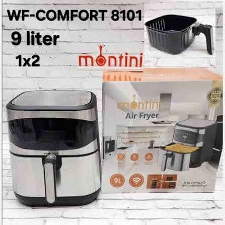 سرخ کن و هواپز 9لیتری برندMontiniمدلWF-COMFORT8101