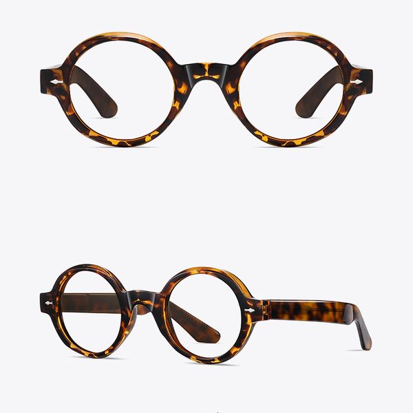 فریم عینک طبی گرد آلبرت وگ مدل S31108-C2-1 مناسب برای صورت گرد و بیضی