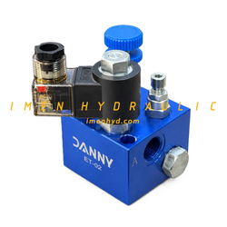شیر برقی بلوک بالابری "3/8 هیدرولیک (DANNY) 20 لیتری | ET-02 13mm