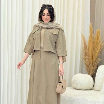 ست کت و دامن زنانه طرح شیدا