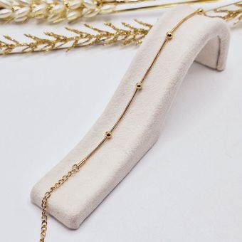 دستبند زنجیری مدل توپی