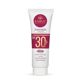 کرم ضدآفتاب ضدلک بی رنگ ایلابرت +SPF30