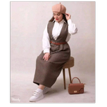 سه تیکه  (شومیز سارافون کمربند)