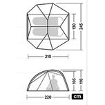 چادر دو نفره فوق سبک نیچرهایک | Naturehike Star River UL hiking CNK2450WS022
