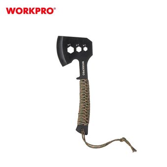 تبر کمپینگ 10 اینچ ورک پرو مدل WP383002 با طناب پاراکورد و چخماق