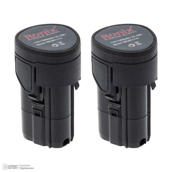 دریل پیچ گوشتی شارژی 10 میلی متری رونیکس مدل 8613i