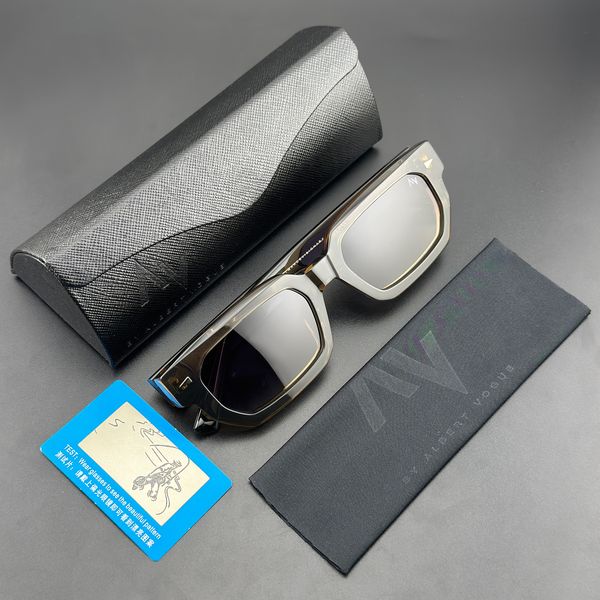 عینک آفتابی مستطیلی آلبرت وگ مدل S32129C2 Acetate Avantgarde Visionary