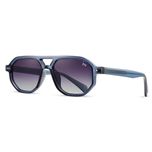 عینک آفتابی خلبانی (Aviator) آلبرت وگ مدل S31119C4 Acetate Avantgarde Visionary