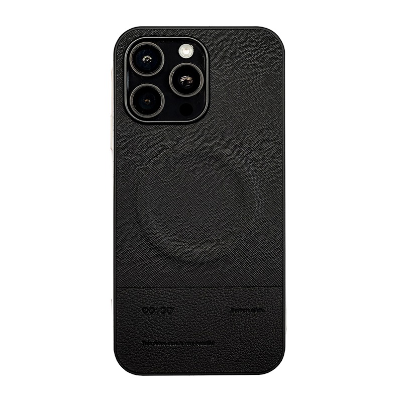 قاب گوشی اپل iphone 16 Pro Max مدل چرمی مگ سیف کد DG01