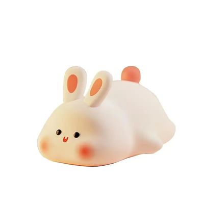 چراغ خواب سیلیکونی طرح خرگوش مدل K1153 با 7 رنگ