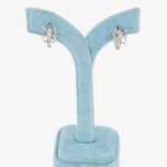 گوشواره حلقه‌ای زنانه ژوپینگ مدل پروانه کد AAC1259