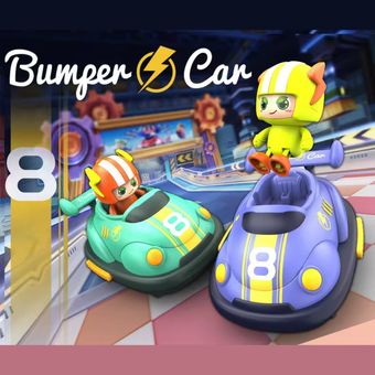ماشین کنترلی اجکت دار مدل Bumper Car Football Plus
