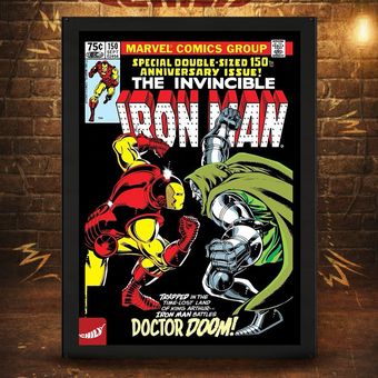 پوستر آیرون من و دکتر دووم ironman vs doctor dooom
