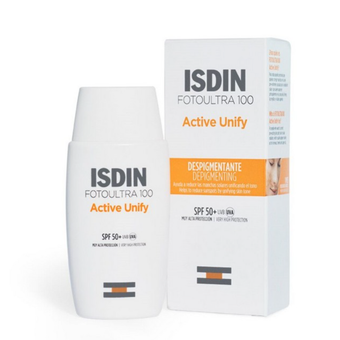 ضد آفتاب ایزدین مدل Active Unify بی رنگ SPF50+ حجم 50میل ISDIN