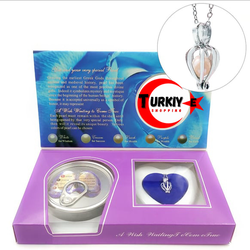 گردنبند وارداتی مروارید عشق اصل ترک (مروارید صدف واقعی زنده)