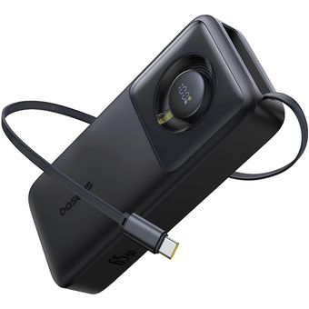 پاوربانک بیسوس 65وات مدل Free2Pull 65W PPLSC01-20 ظرفیت 20000 میلی آمپر ساعت به همراه کابل USB-C