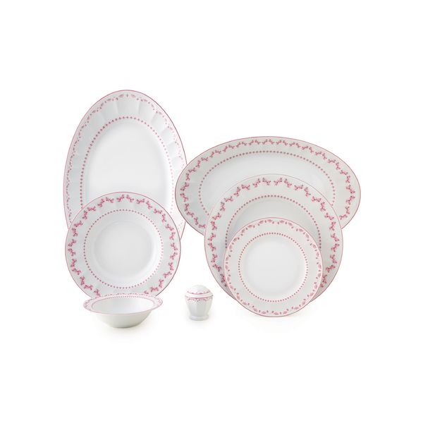 سرویس غذاخوری 29 پارچه چینی زرین ایران سری نئوکلاسیک مدل فرانسیس درجه عالی