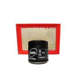 فیلتر هوای خودرو کاسپین مدل 6880FC2199X به همراه فیلتر روغن کاسپین مناسب برای برای پراید 111