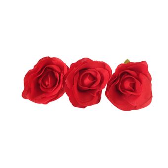 گل مصنوعی مدل سرگل رز کد 497 بسته 3 عددی