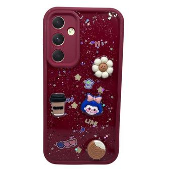 کاور طرح سولید مدل عروسکی رزینی مناسب برای گوشی موبایل سامسونگ Galaxy A54