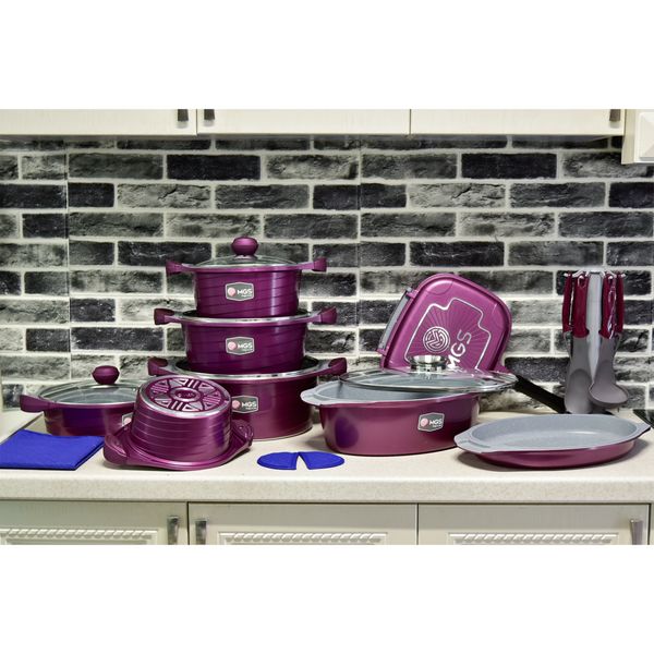 سرویس پخت و پز 25 پارچه ام جی اس کره ای B کد 800077