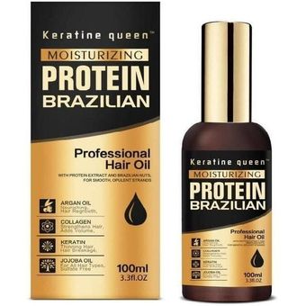 روغن آرگان پروتئین کراتین کویین برزیل 100 میل