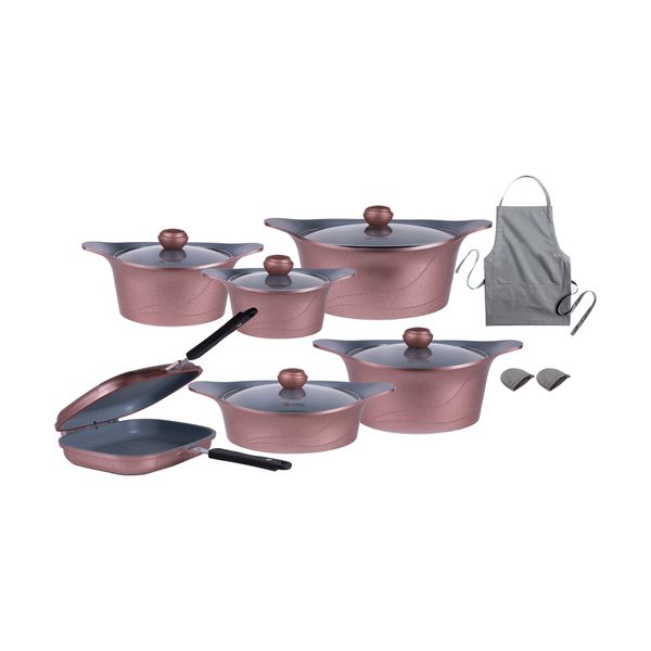 سرویس پخت و پز 15 پارچه ام جی اس مدل KC1511