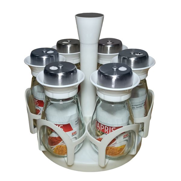 ست جا ادویه کاپریس 7 پارچه مدل گردان بیوتی کد 2022