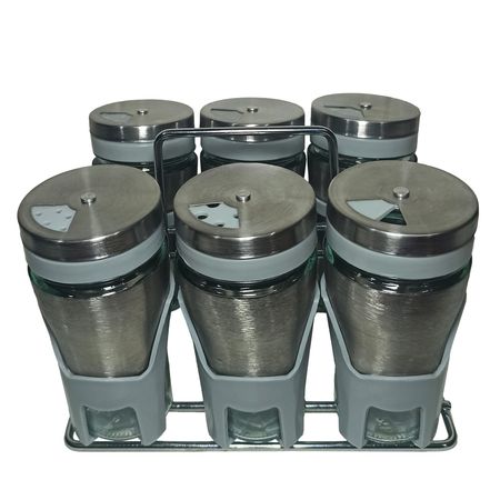 ست جای ادویه 7 پارچه کاپریس مدل پارادایس کد GSG6