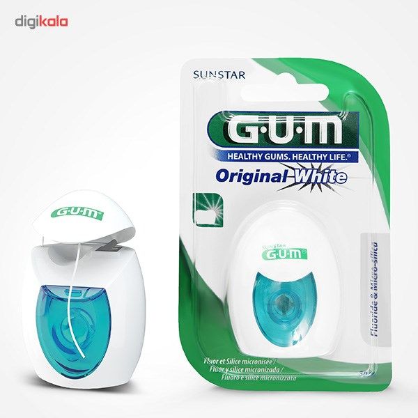 نخ دندان جی یو ام مدل Original White
