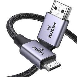 کابل HDMI2.1 به Mini HDMI یوگرین مدل 8K@60Hz HD163 - 15514 طول 1متر - کنفی