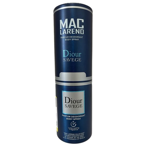 اسپری بدن مردانه مک لارنو مدل Dior Sauvage حجم 200 میلی لیتر