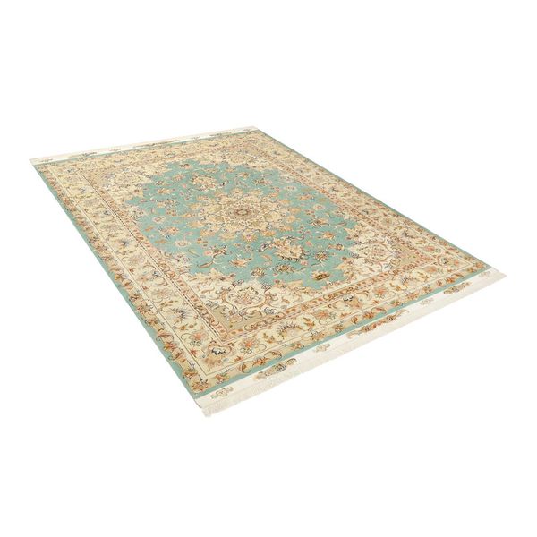 فرش ماشینی زانیس مدل 506 طرح عرش تبریز زمینه کرم