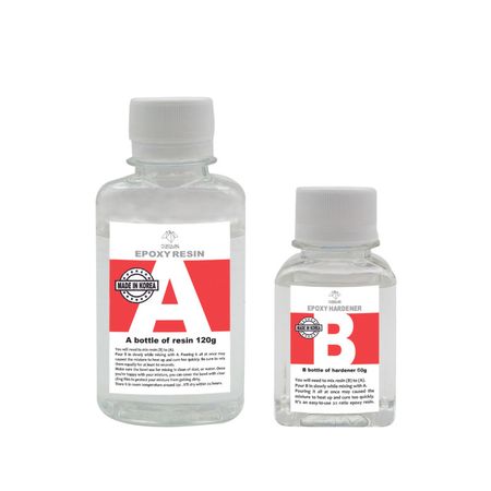 مایع رزین اپوکسی مدل A-B حجم 180 میلی لیتر به همراه هاردنر