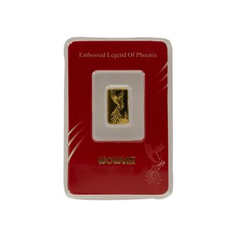 شمش طلا 24 عیار ایران شمش مدل سیمرغ کد T-0.2