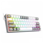 Keyoard Gaming REDRAGON K617 FIZZ Gray - White