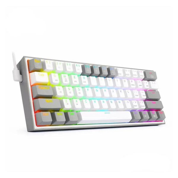 Keyoard Gaming REDRAGON K617 FIZZ Gray - White