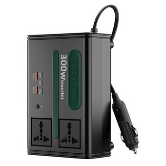 مبدل برق خودرو گرین لاین مدل   GC-300 ظرفیت 300 وات 