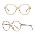 فریم عینک طبی گرد مدل TR3502C91-P03 مناسب برای صورت گرد و بیضی