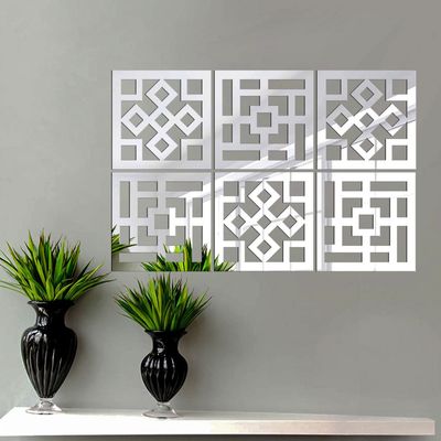 آینه پلکسی گلس دکو وسنا مدل P2005 شش تکه