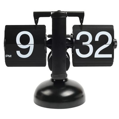 ساعت رومیزی مدل ورقه ای Flip Clock مشکی